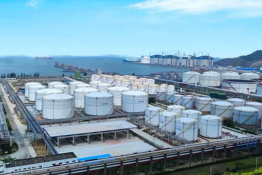 خط أنابيب النفط الخام DN600 مشروع توصيل ميناء Sinochem Tianjin تخزين البتروكيماويات ، ltd/مشروع منزل مضخة النفط الخام