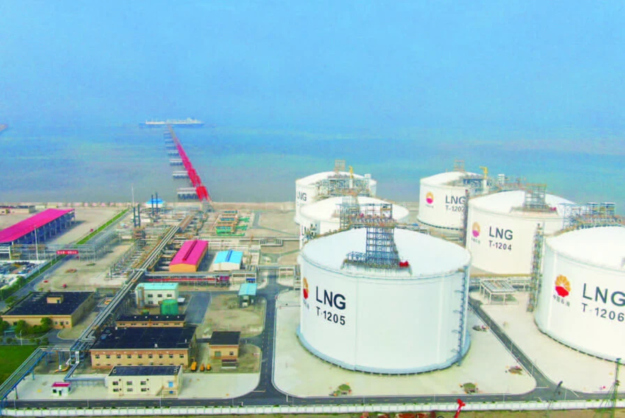 مشروع توسيع محطة الاستقبال Jiangsu LNG