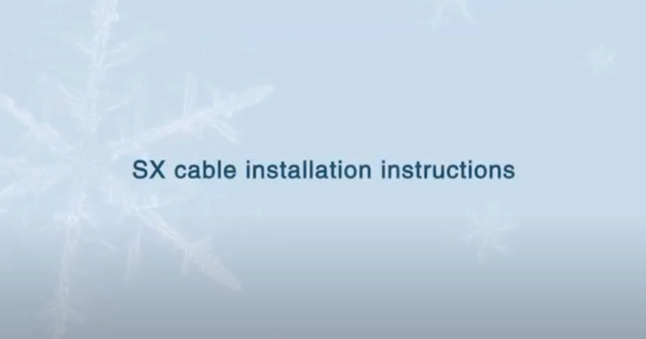 تعليمات تركيب كابل SX