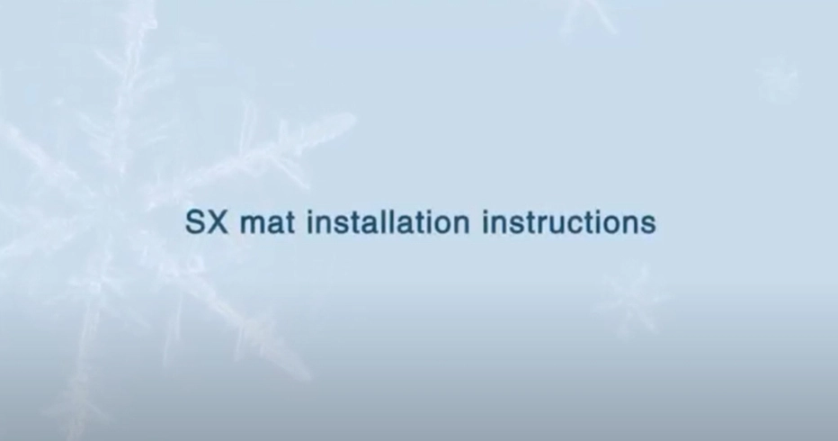 تعليمات تركيب حصيرة SX